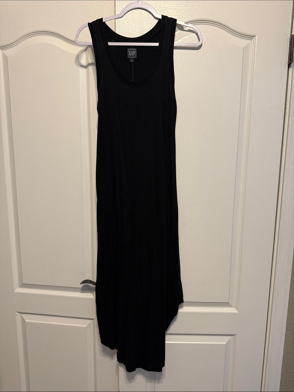GAP Black Sleeveless Maxi Tank Dress